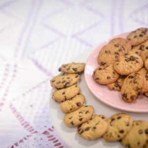 Cookies in Ceramic Plates